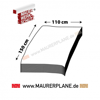 80x Maurerplane 150 x 110 cm (LxB) 550g/qm